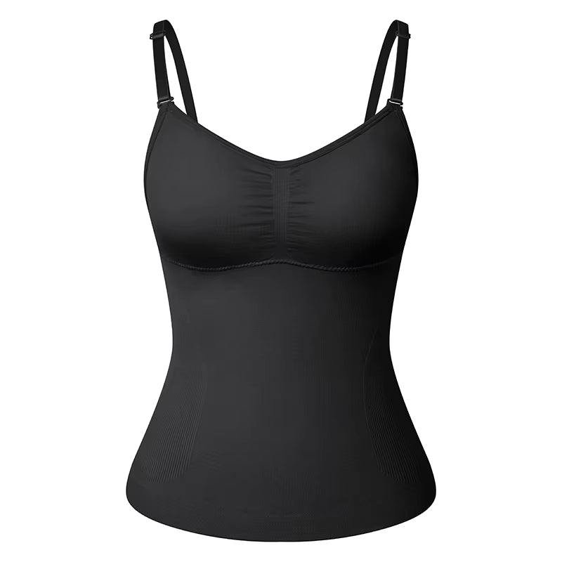 Padded Shapewear Camisole – Tummy Control, Slimming Waist Trainer, Comfortable Seamless Tank Top for Women