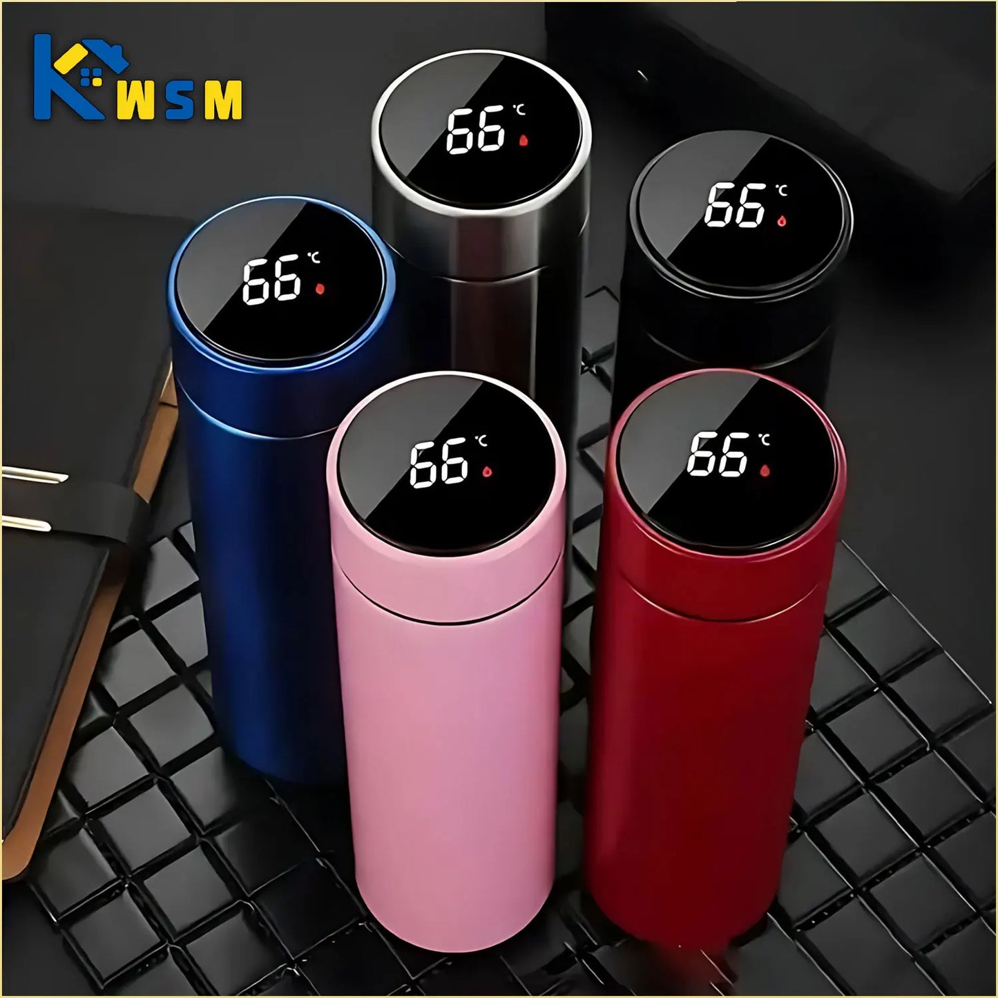 500ml Temperature Display Thermos – 316 Stainless Steel Vacuum Flask