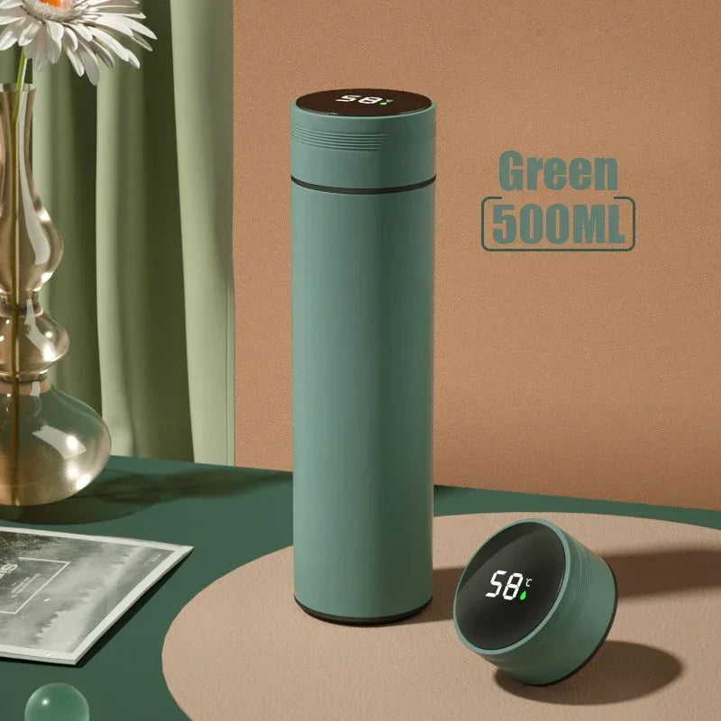 500ml Temperature Display Thermos – 316 Stainless Steel Vacuum Flask