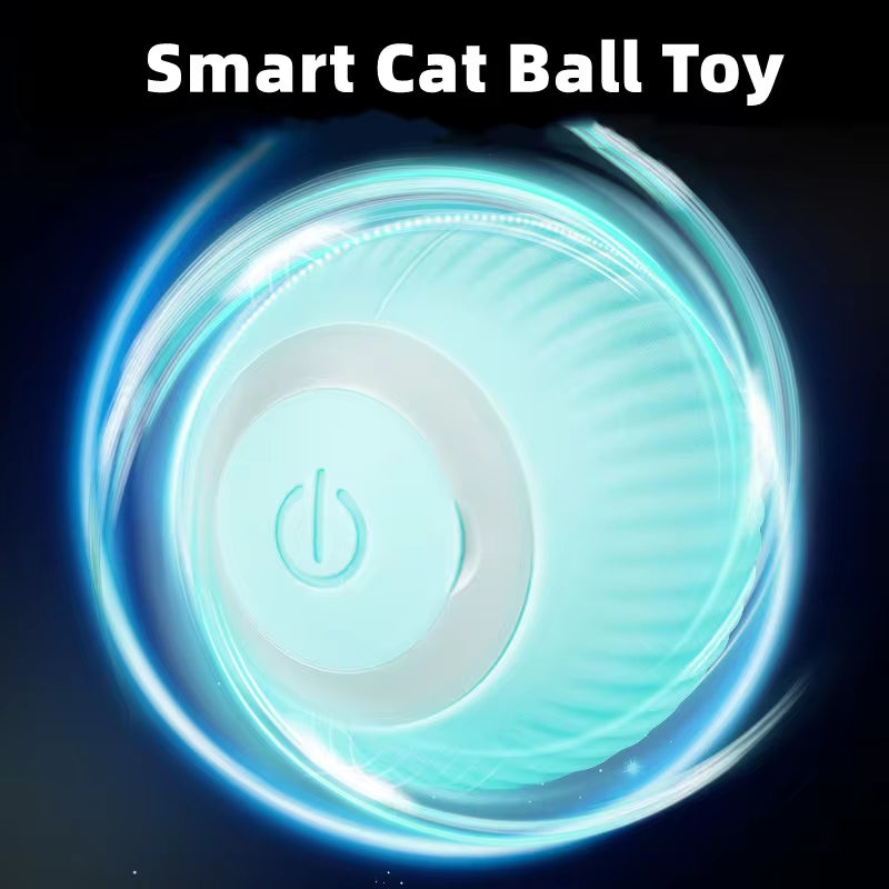 Automatic Rolling Electric Cat Ball Toy – Interactive Self-Moving Trainer for Indoor Cats & Kittens