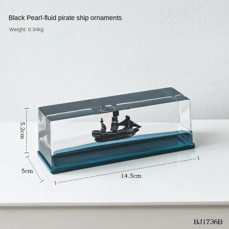 Titanic Floating Ship Liquid Drift Bottle – Unique Home & Desk Decor