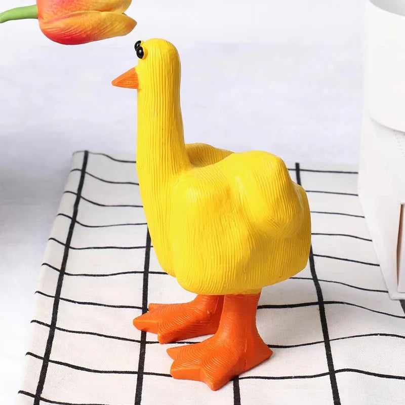 Funny Middle Finger Duck Ornament