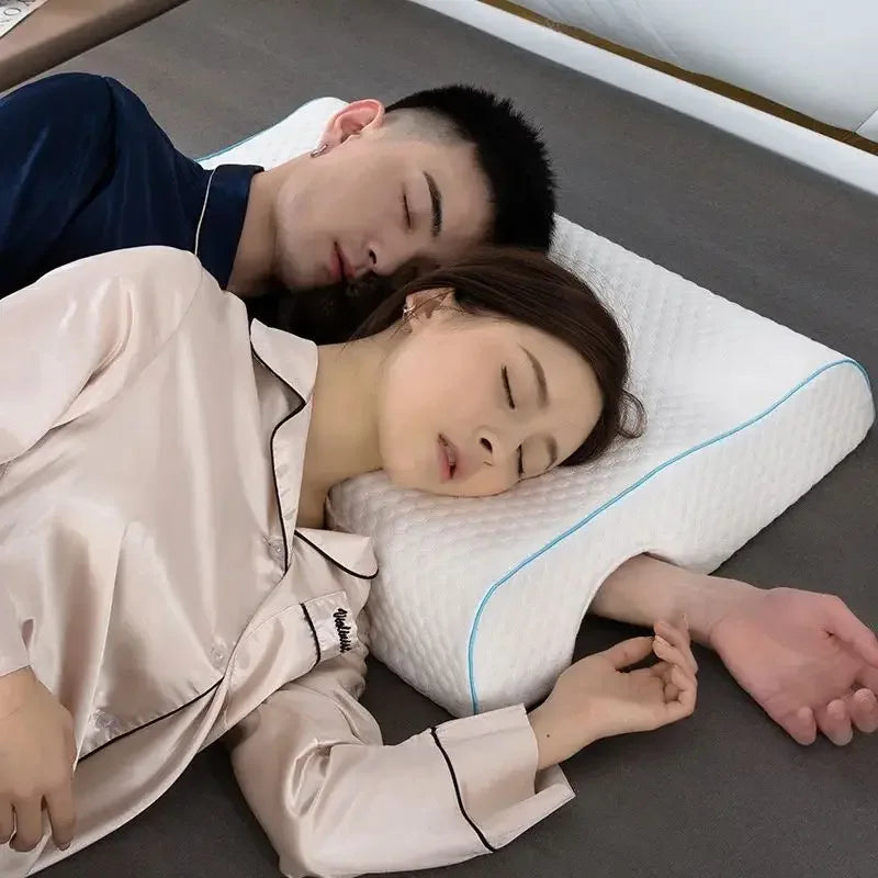 Orthopedic Memory Foam Couple Pillow – Cervical Support for Side Sleepers Couple Pillow