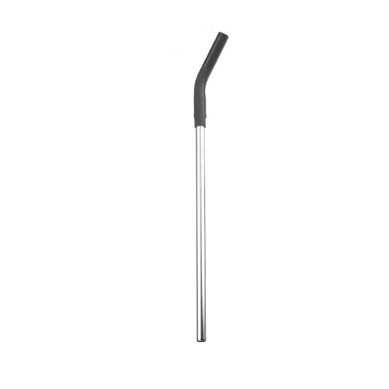 Stainless Steel Replacement Straws with Silicone Tips – Fits 40oz/30oz Tumblers – Set of 2 + Cleaning Brush