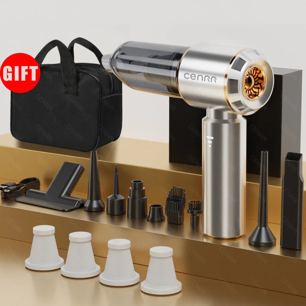 Mini Car Vacuum Cleaner Cordless Powerful Wireless Car Cleaner Handheld Portable Vacuum Cleaner Cleaning Machine