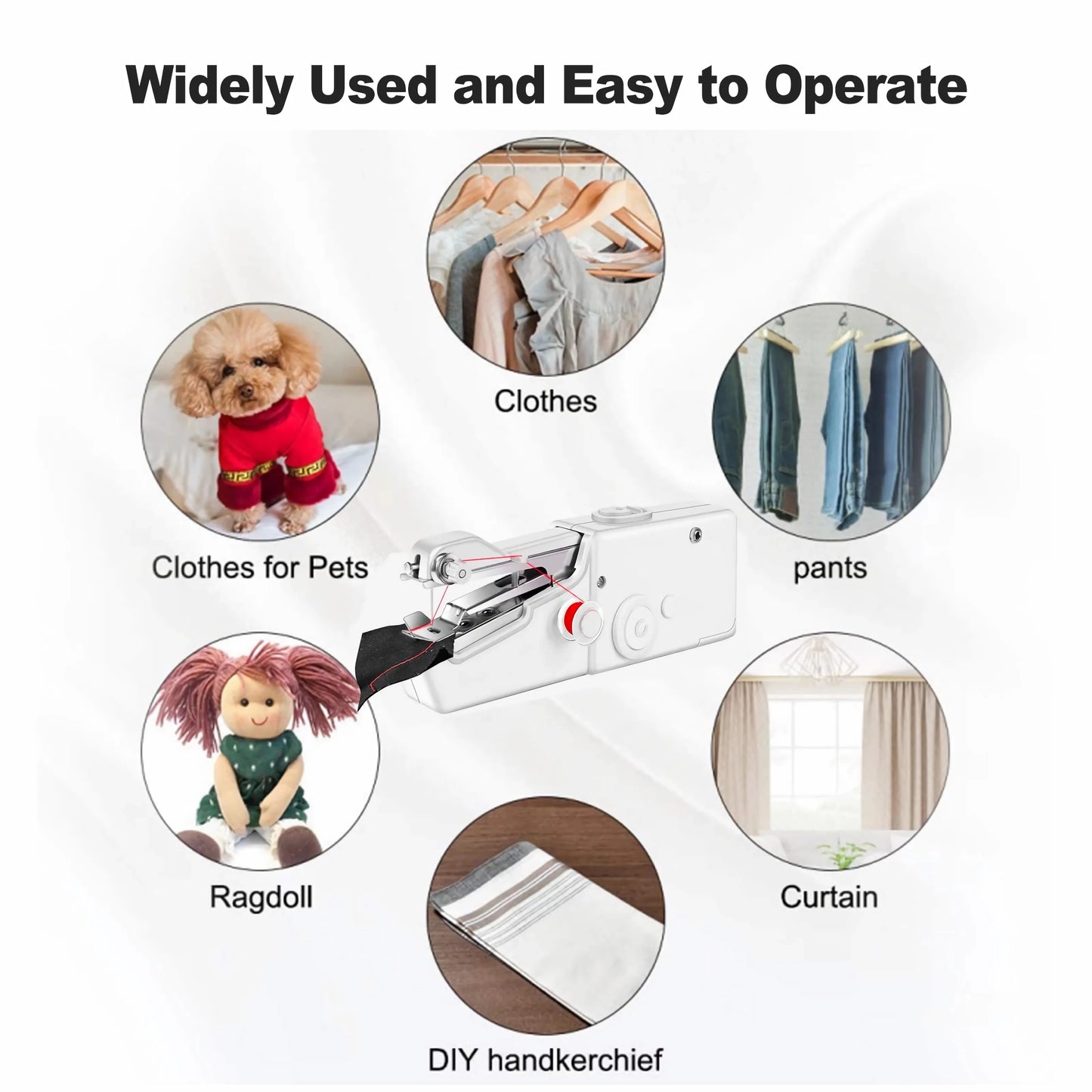 Mini Handheld Sewing Machine – Quick Stitch Portable Tool for Home & Travel