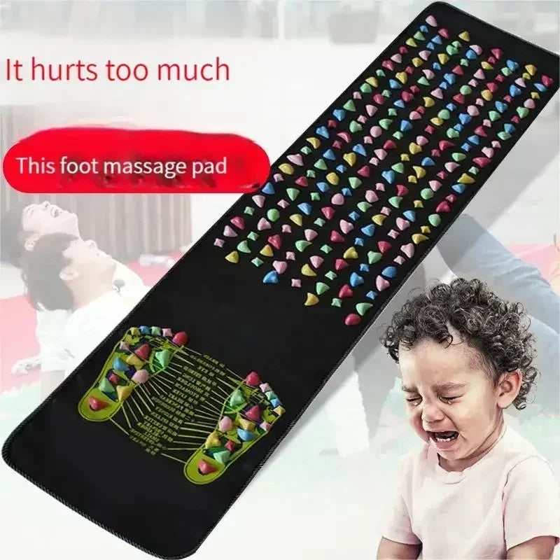 Acupressure Foot Massage Pad – Reflexology Therapy Pressure Board for Pain Relief, Circulation & Relaxation – Health Care Walking Pad