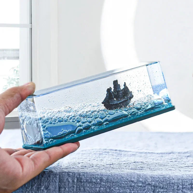 Titanic Floating Ship Liquid Drift Bottle – Unique Home & Desk Decor