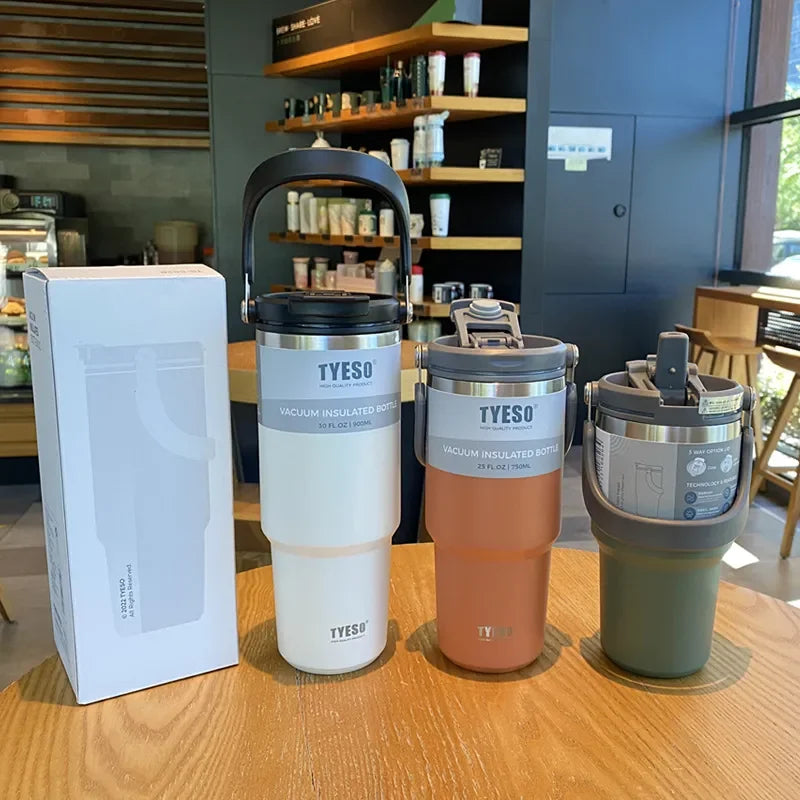 Tyeso Coffee Cup Thermos β Stainless Steel Double-Layer Travel Mug