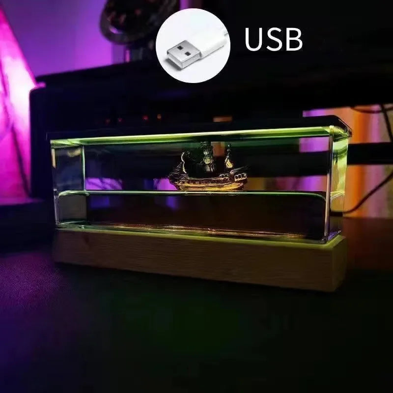 Titanic Floating Ship Liquid Drift Bottle – Unique Home & Desk Decor