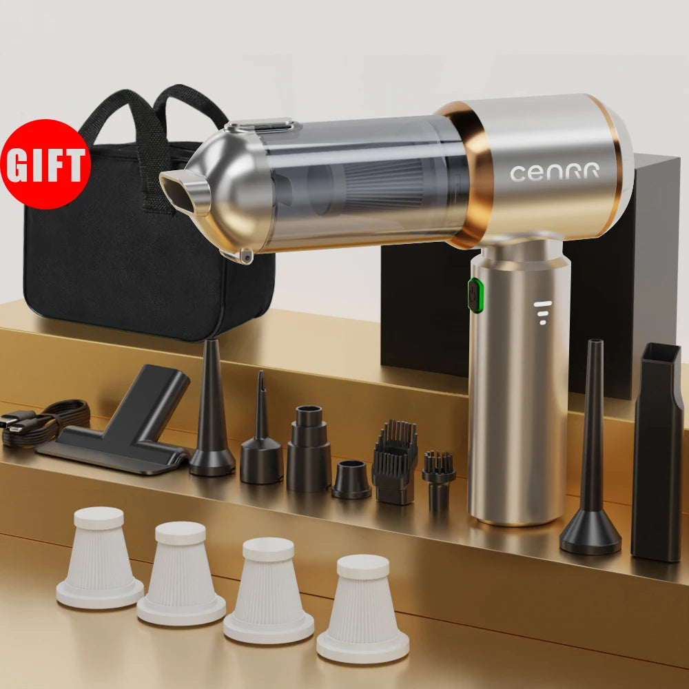 Mini Car Vacuum Cleaner Cordless Powerful Wireless Car Cleaner Handheld Portable Vacuum Cleaner Cleaning Machine