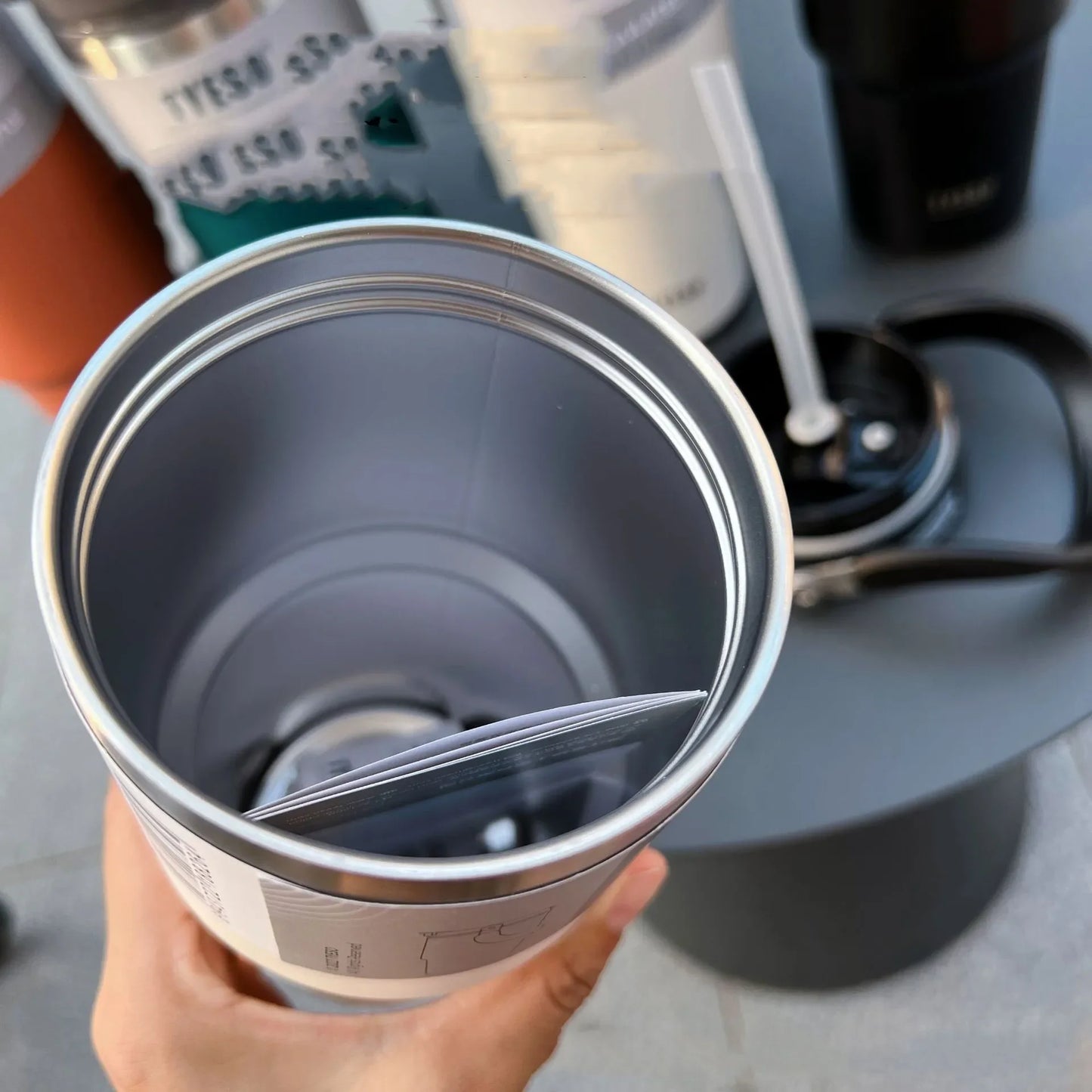 Tyeso Coffee Cup Thermos β Stainless Steel Double-Layer Travel Mug