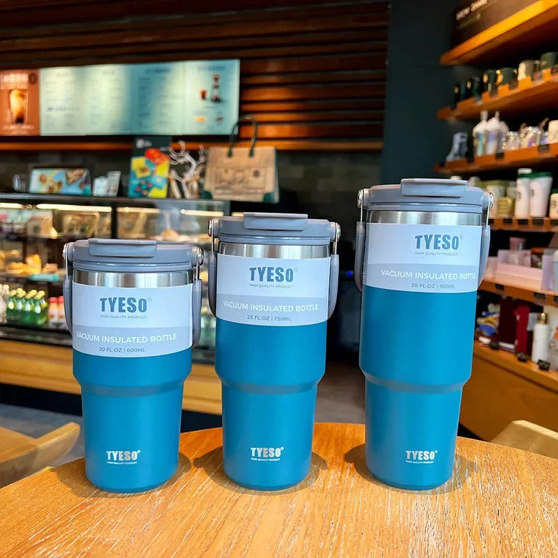 Tyeso Coffee Cup Thermos β Stainless Steel Double-Layer Travel Mug