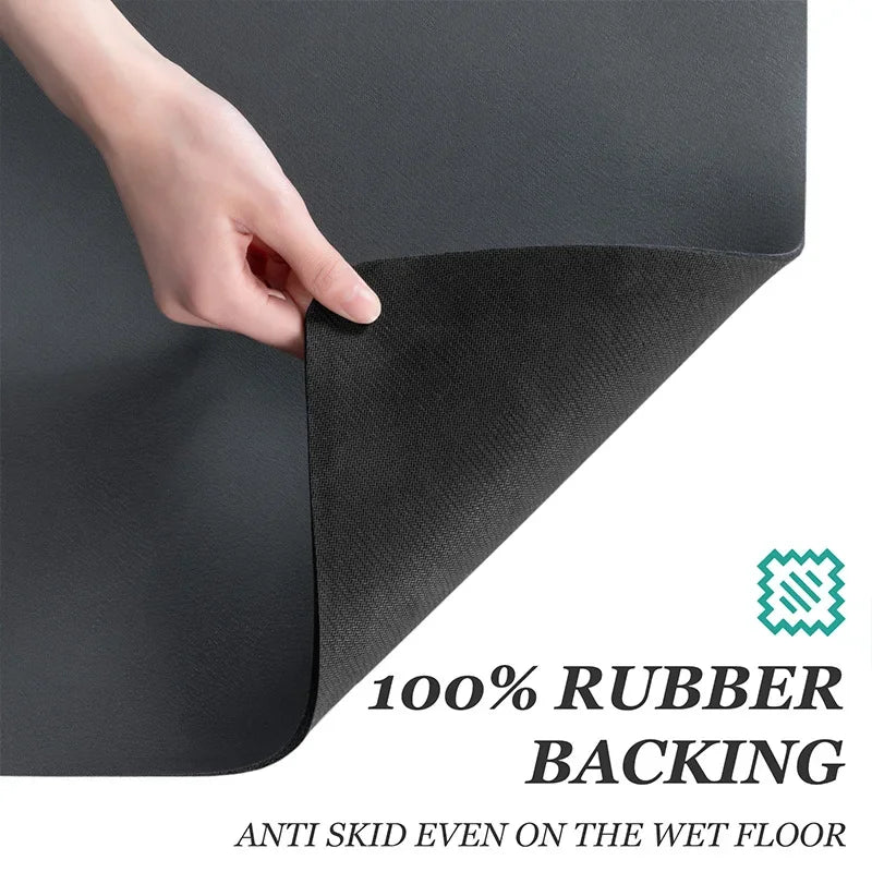 Super Absorbent Anti-Slip Coffee & Drying Mat – Quick Dry, Splash Proof Kitchen & Bathroom Pad for Countertops