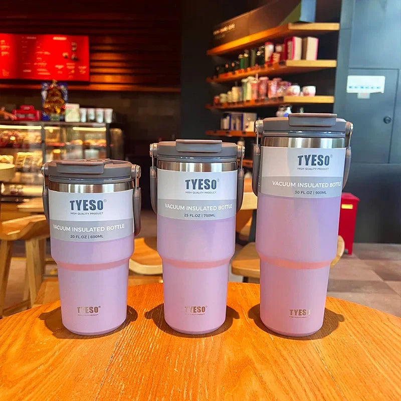 Tyeso Coffee Cup Thermos β Stainless Steel Double-Layer Travel Mug
