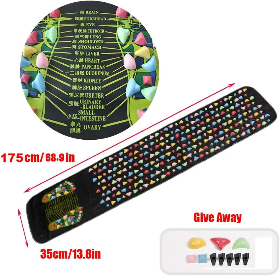 Acupressure Foot Massage Pad – Reflexology Therapy Pressure Board for Pain Relief, Circulation & Relaxation – Health Care Walking Pad