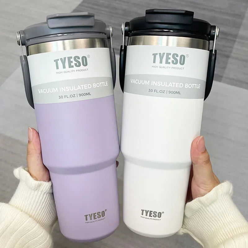 Tyeso Coffee Cup Thermos β Stainless Steel Double-Layer Travel Mug