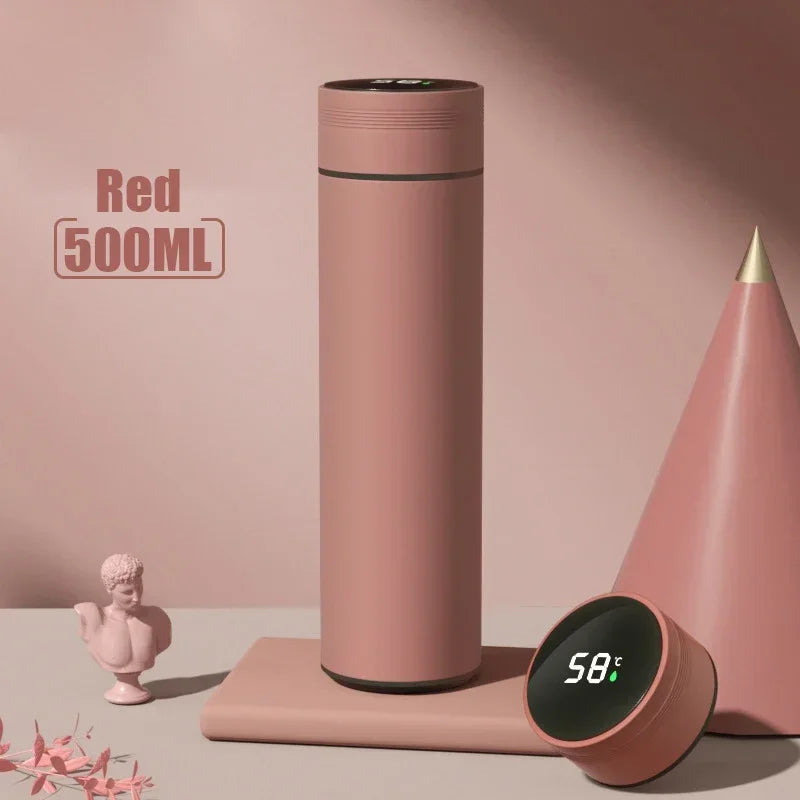 500ml Temperature Display Thermos – 316 Stainless Steel Vacuum Flask
