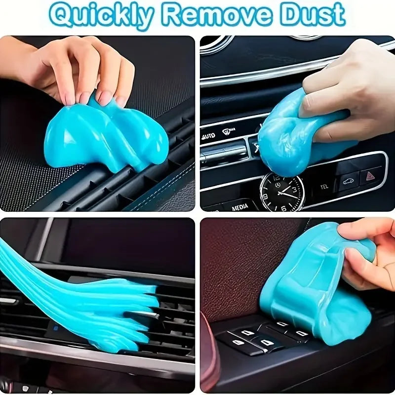 Car Cleaning Gel Slime – Reusable Dust Remover for Car Vents, Keyboards & Gadgets