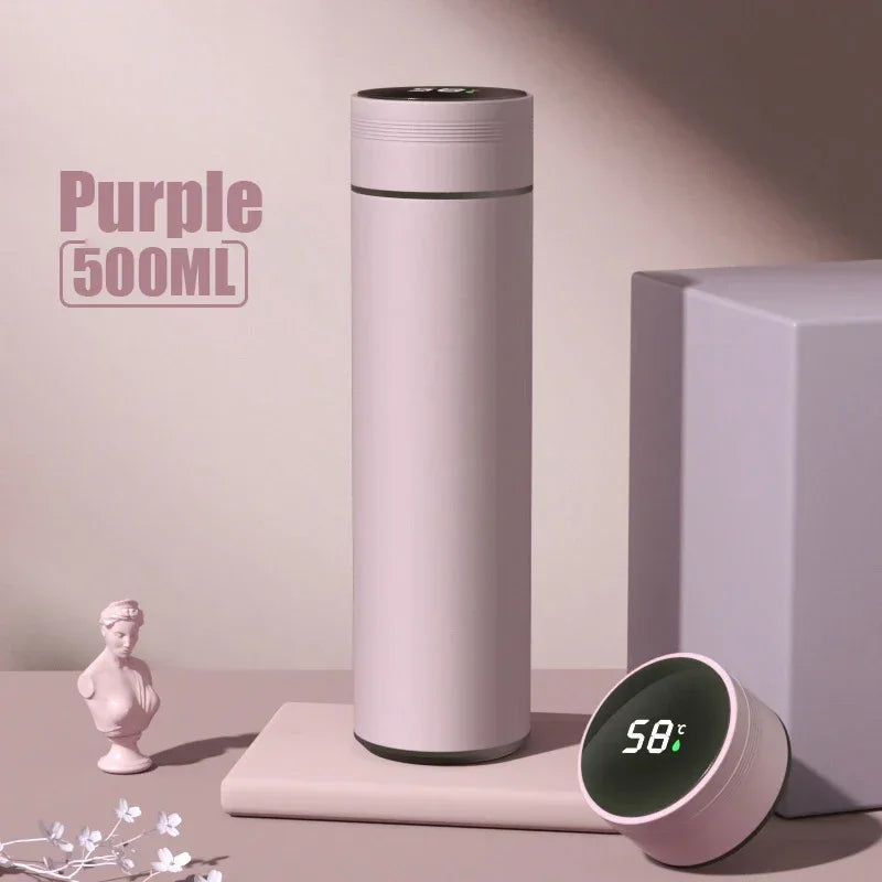 500ml Temperature Display Thermos – 316 Stainless Steel Vacuum Flask