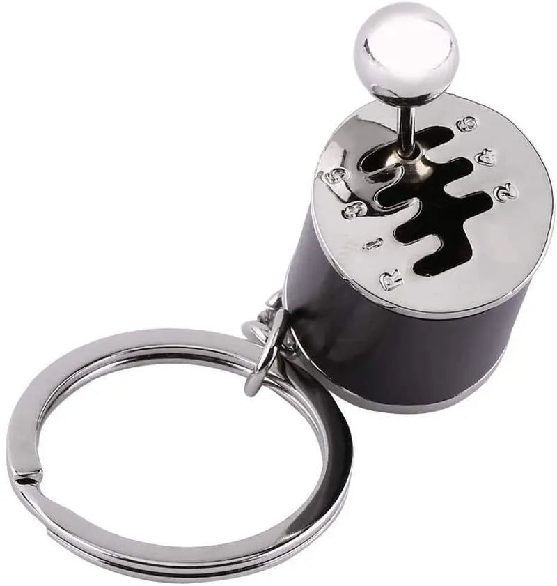 Six-Speed Manual Gearbox Fidget Keychain – Turbo Shifter Design, Zinc Alloy