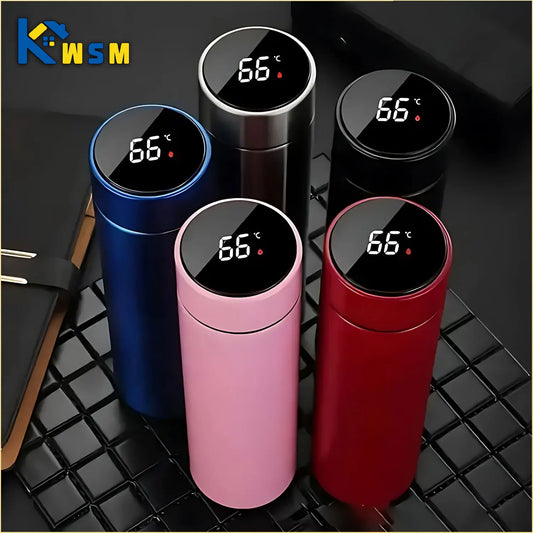 500ml Temperature Display Thermos – 316 Stainless Steel Vacuum Flask
