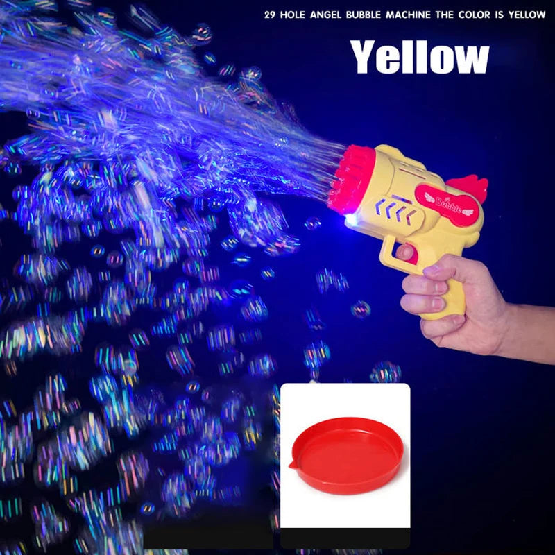 Bubble Gun Automatic Water Electric Bubble Machine Children'S Day Gift Toys for Boys Kid Girls Outdoor Wedding Party Toy
