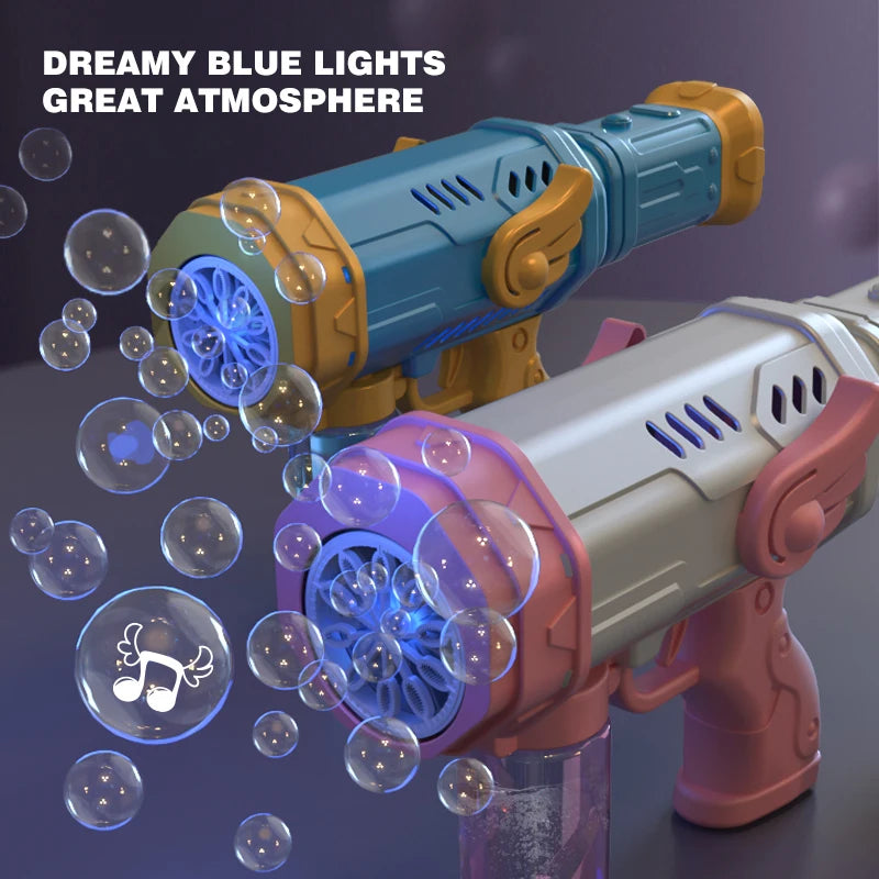 Bubble Gun Automatic Water Electric Bubble Machine Children'S Day Gift Toys for Boys Kid Girls Outdoor Wedding Party Toy