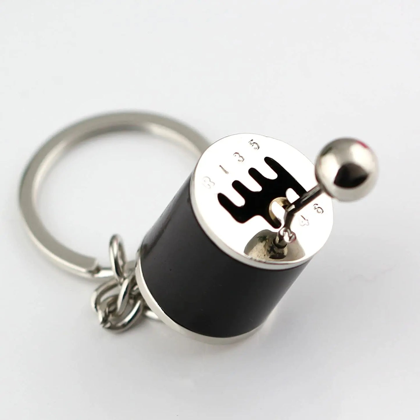 Six-Speed Manual Gearbox Fidget Keychain – Turbo Shifter Design, Zinc Alloy