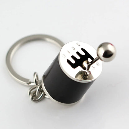 Six-Speed Manual Gearbox Fidget Keychain – Turbo Shifter Design, Zinc Alloy