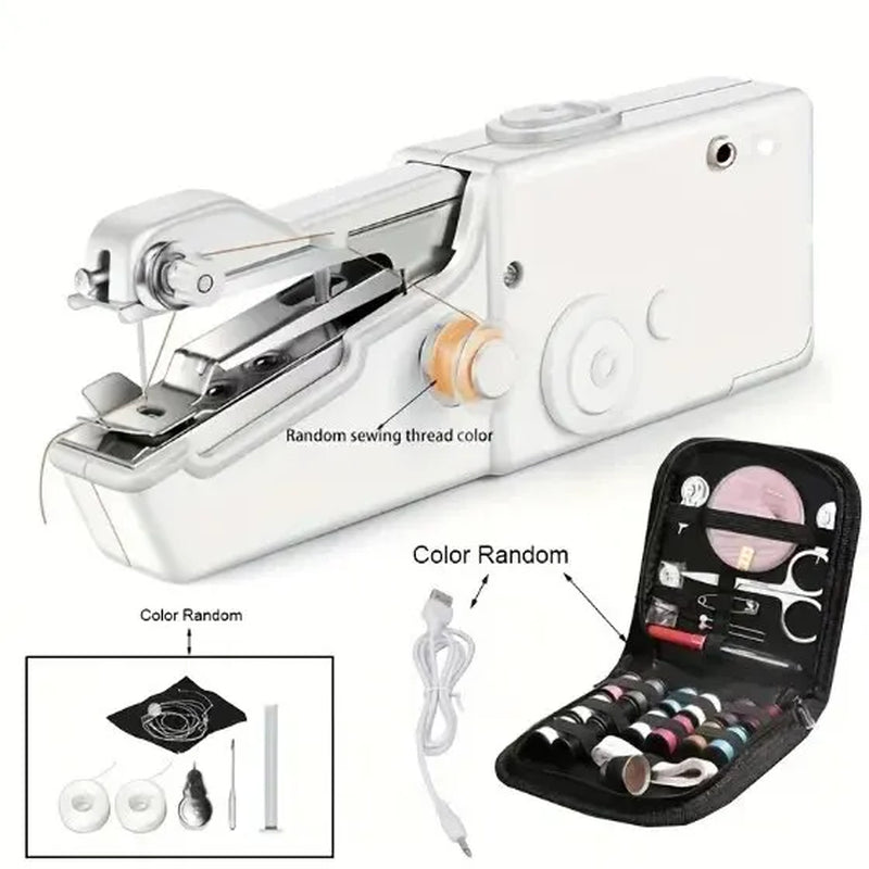 Mini Handheld Sewing Machine – Quick Stitch Portable Tool for Home & Travel