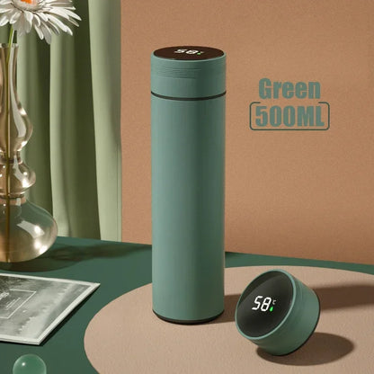 500ml Temperature Display Thermos – 316 Stainless Steel Vacuum Flask