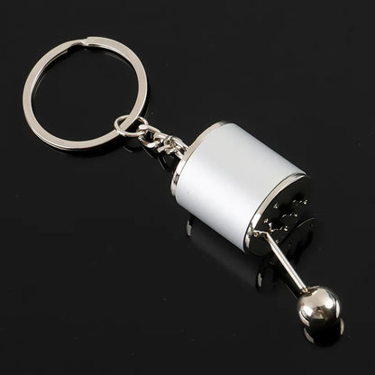 Six-Speed Manual Gearbox Fidget Keychain – Turbo Shifter Design, Zinc Alloy