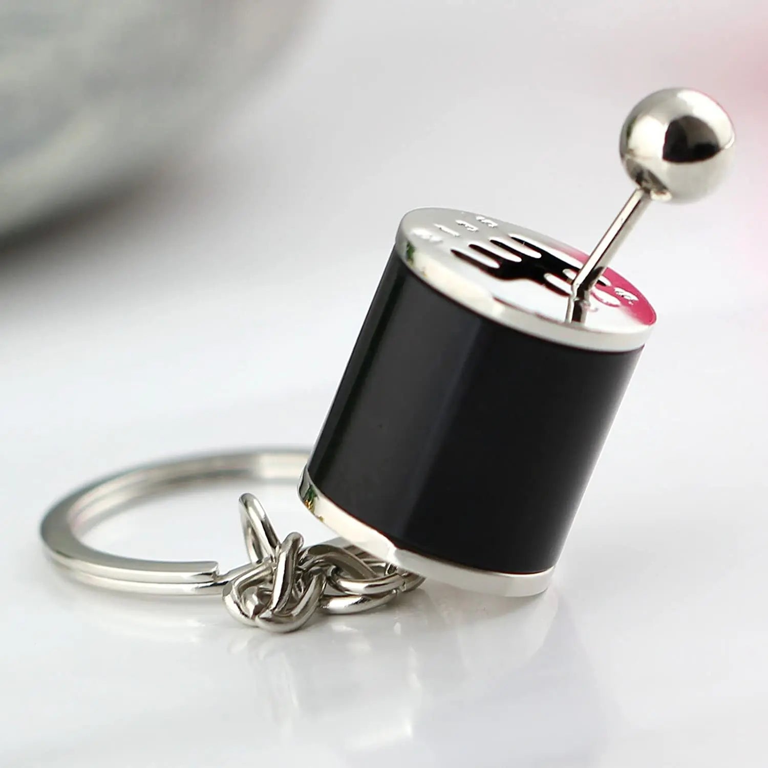 Six-Speed Manual Gearbox Fidget Keychain – Turbo Shifter Design, Zinc Alloy