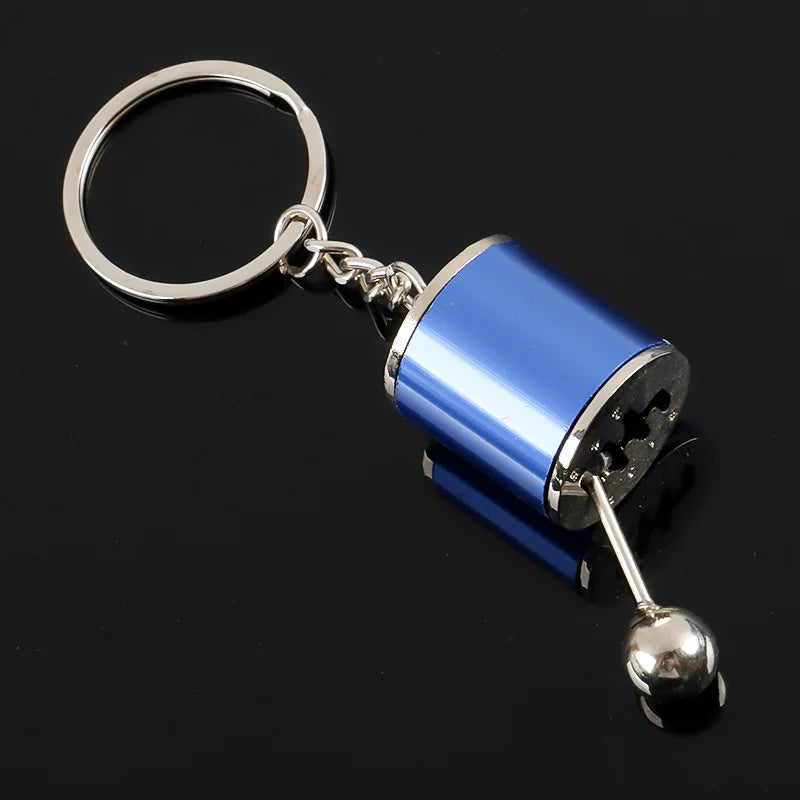 Six-Speed Manual Gearbox Fidget Keychain – Turbo Shifter Design, Zinc Alloy
