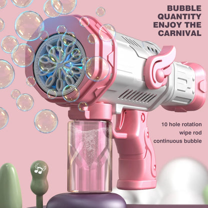 Bubble Gun Automatic Water Electric Bubble Machine Children'S Day Gift Toys for Boys Kid Girls Outdoor Wedding Party Toy