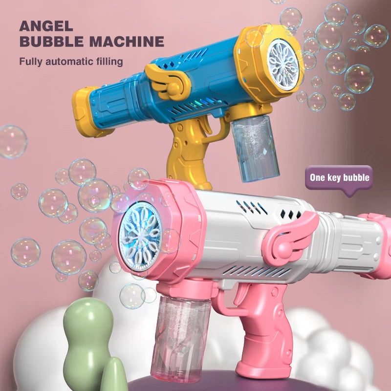 Bubble Gun Automatic Water Electric Bubble Machine Children'S Day Gift Toys for Boys Kid Girls Outdoor Wedding Party Toy