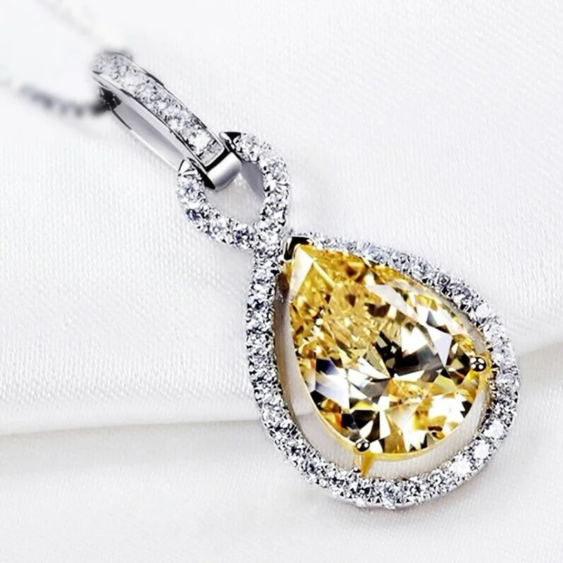 Sunshine Crystal Pendant Necklace