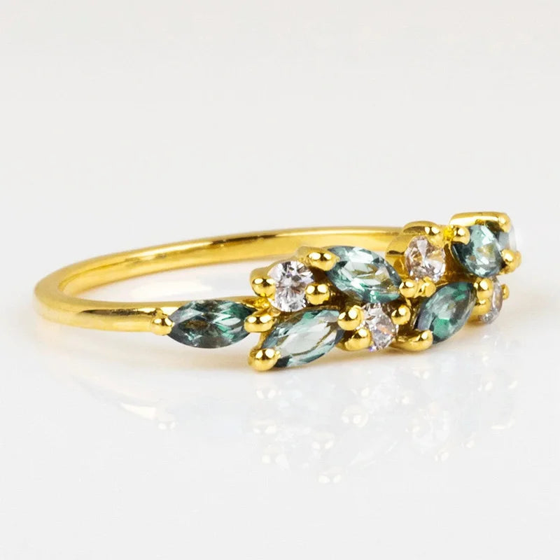 Blue Aura Spark Ring