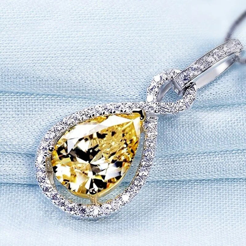 Sunshine Crystal Pendant Necklace
