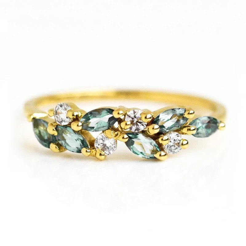 Blue Aura Spark Ring