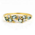 Blue Aura Spark Ring