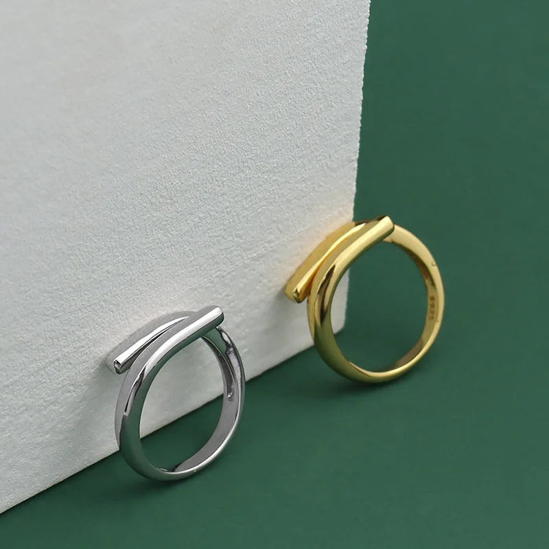 GeoLuxe Double Ring