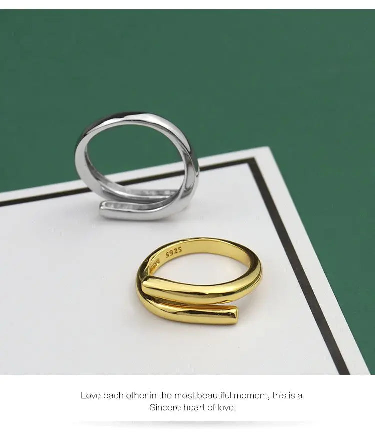 GeoLuxe Double Ring