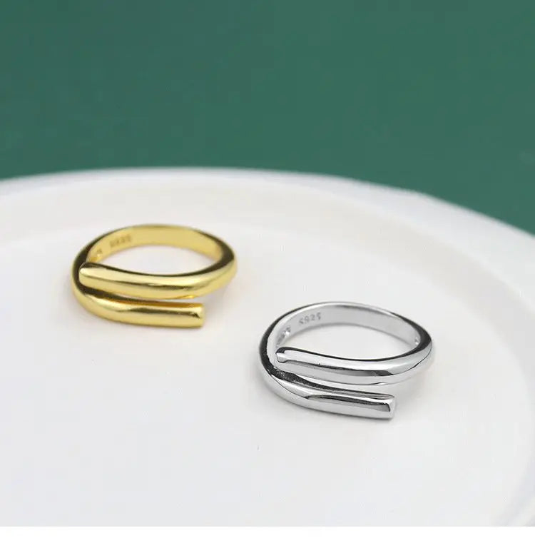 GeoLuxe Double Ring