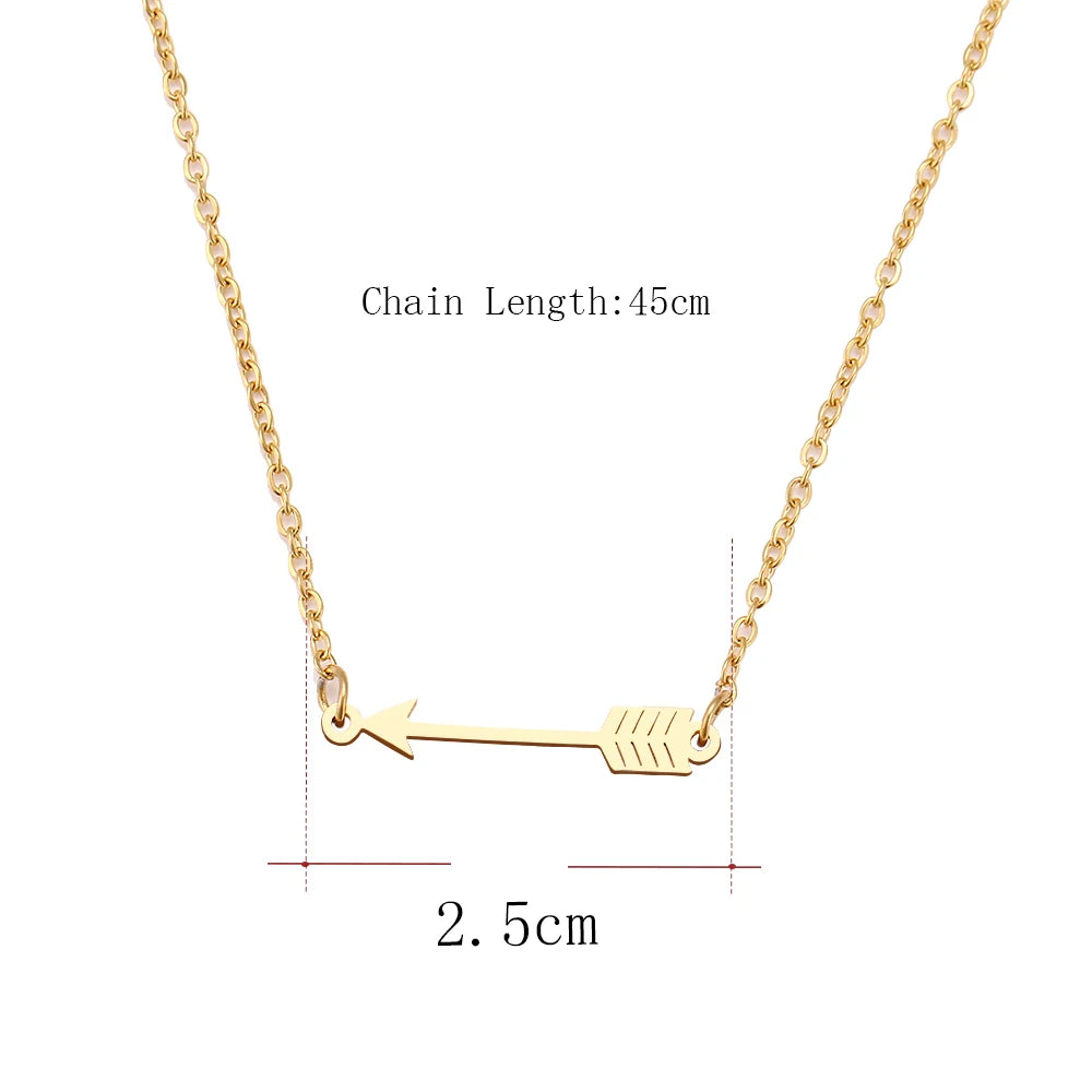 Lucky Arrow Pendant Necklace