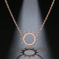 Celestial Sun Pendant Necklace