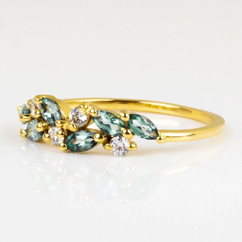 Blue Aura Spark Ring