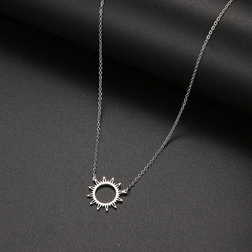 Celestial Sun Pendant Necklace