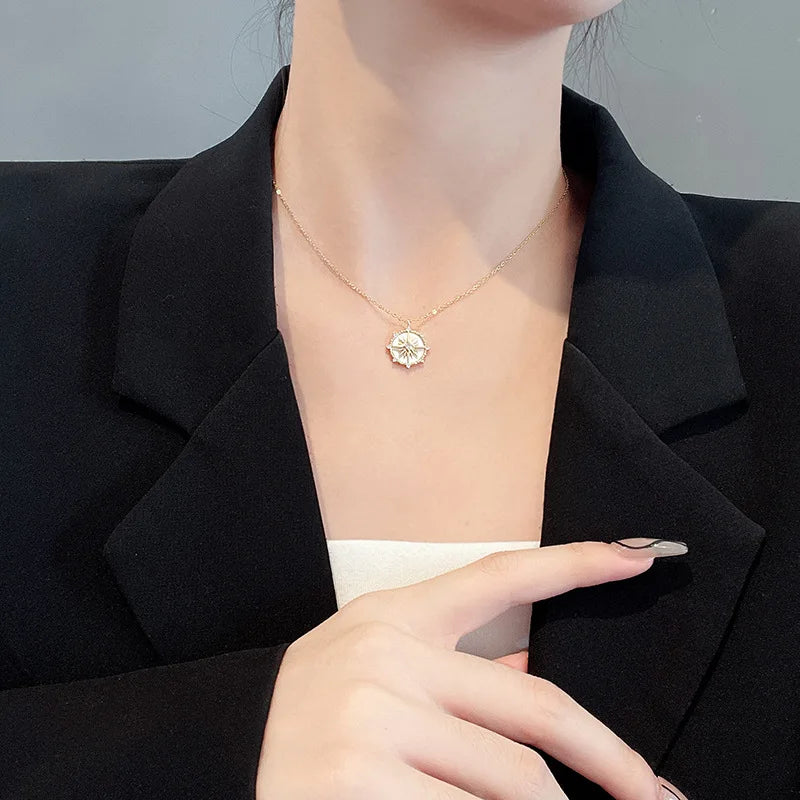 Luxe Shell Blossom Necklace